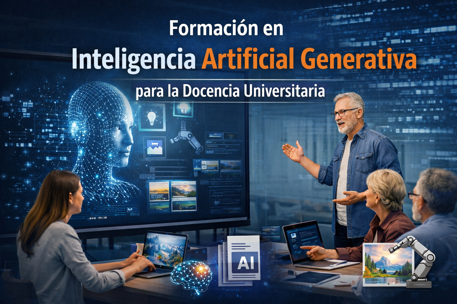 Formación en Inteligencia Artificial Generativa para la Docencia Universitaria C003